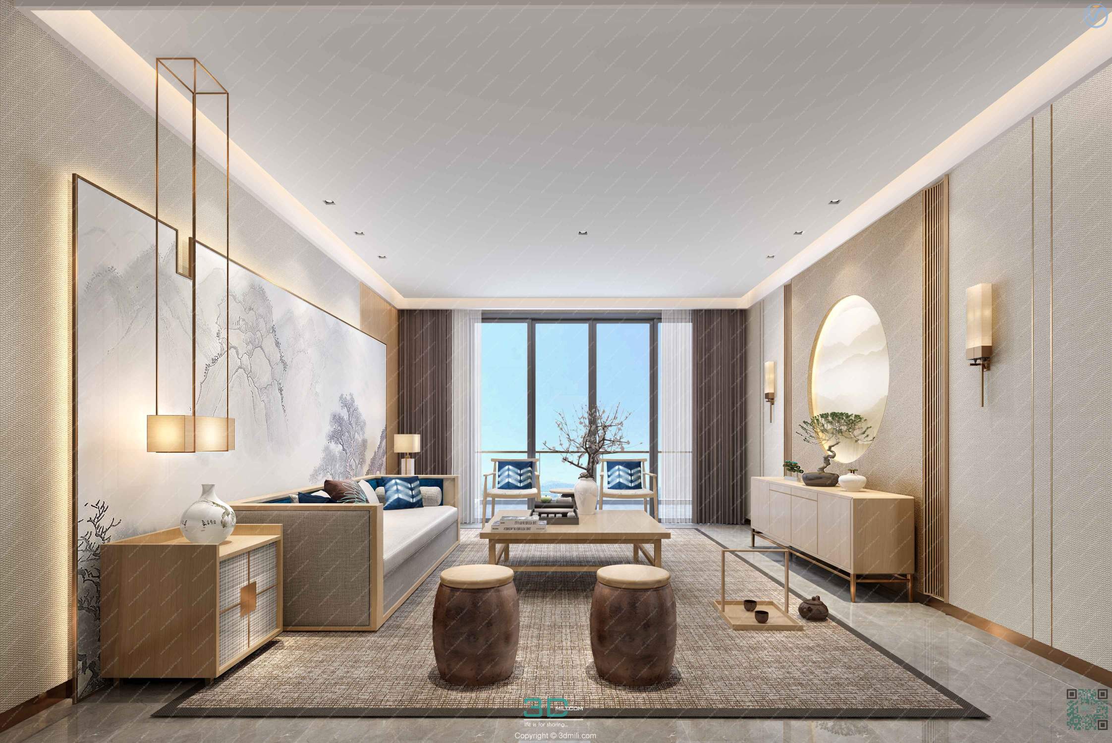 Apartment 77 Southeast Asia Style 3dsmax File Free Download