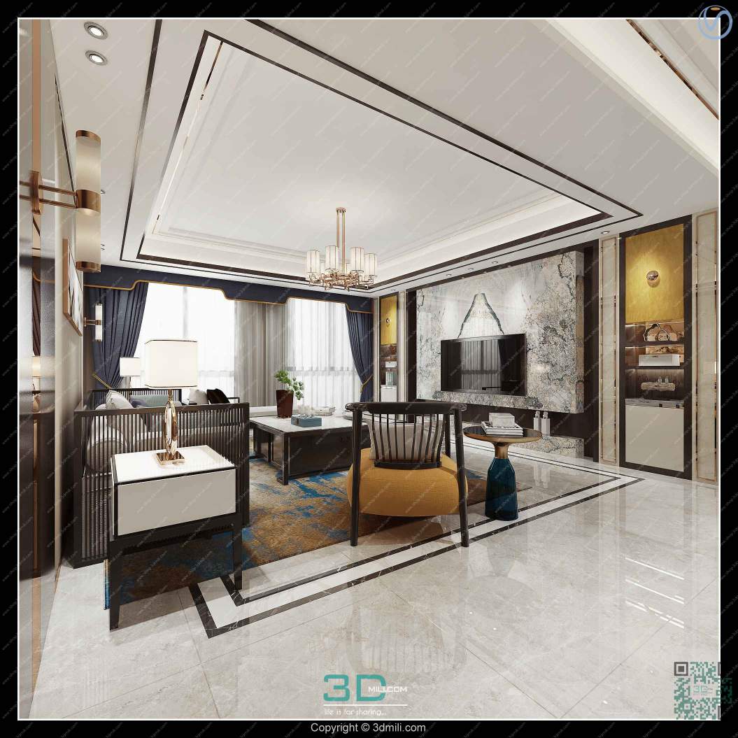 Apartment 82 Southeast Asia Style 3dsmax File Free Download