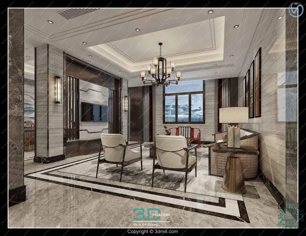 Apartment 83 Southeast Asia Style 3dsmax File Free Download