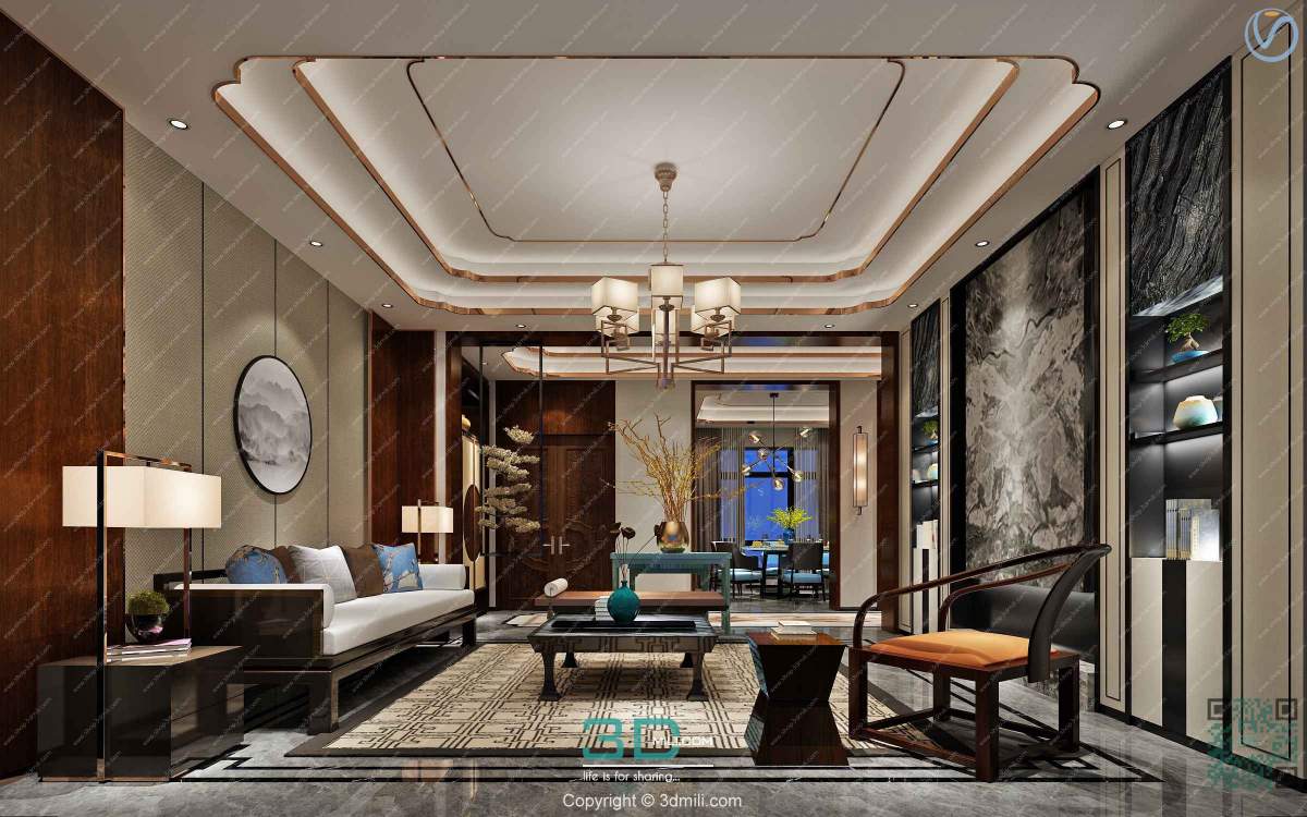 Apartment 87 Southeast Asia Style 3dsmax File Free Download