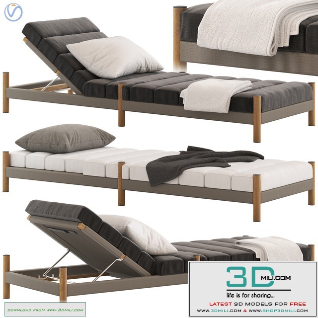 Coco Republic Architect Outdoor Sunlounge