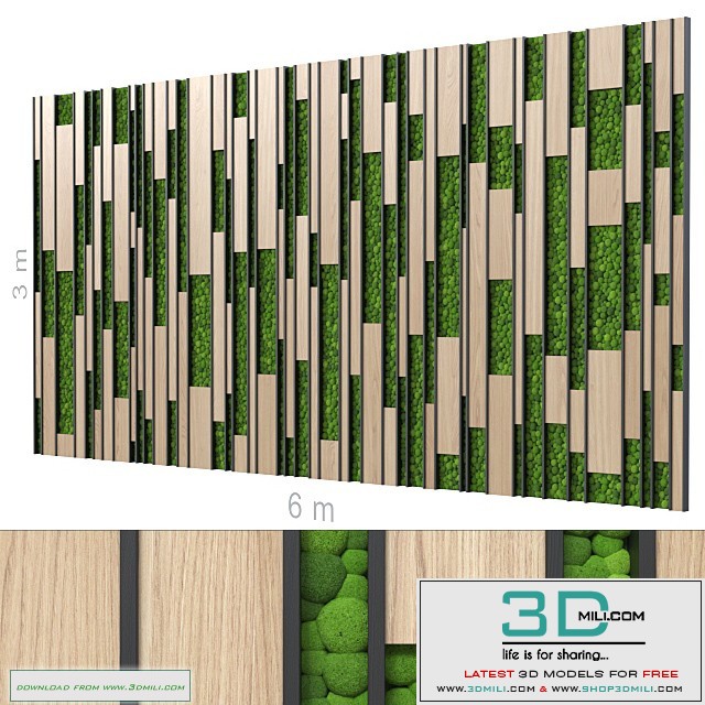 Decorative wall 203.