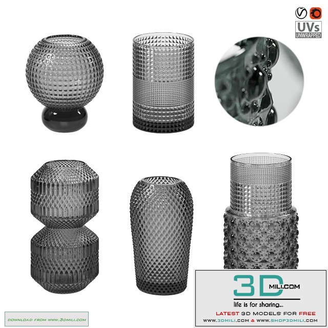 Glass vases