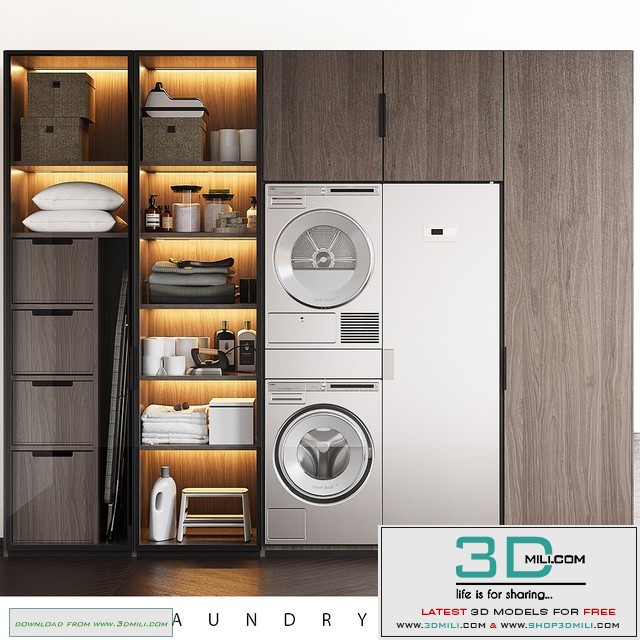 LAUNDRY SET (Poliform FITTED + ASKO)
