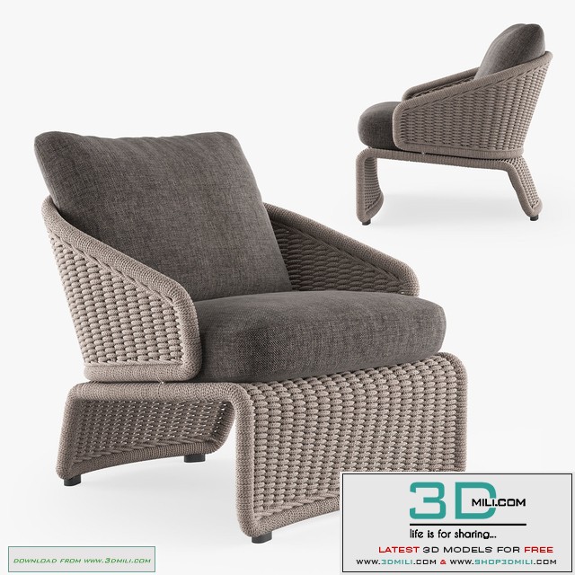 MINOTTI HALLEY outdoor armchair