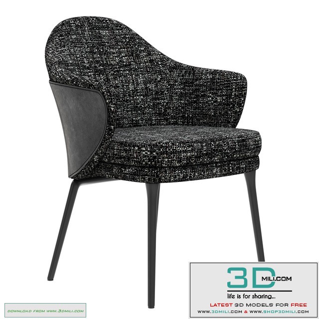 Minotti angie dining chair