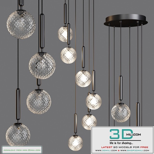 Nuura: Pendant Lamp – Miira 6 Optic (03060223)