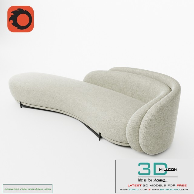 Paolo Ferrari Layered Back Sofa