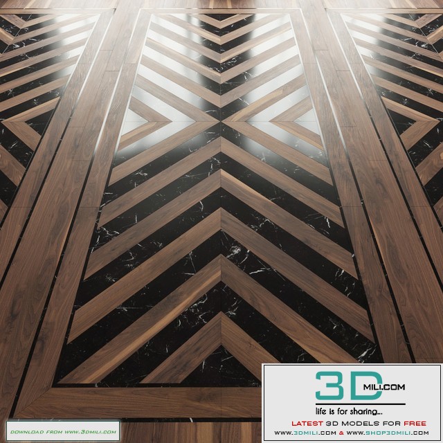 Parquet Ebony and Co, herringbone, chevron
