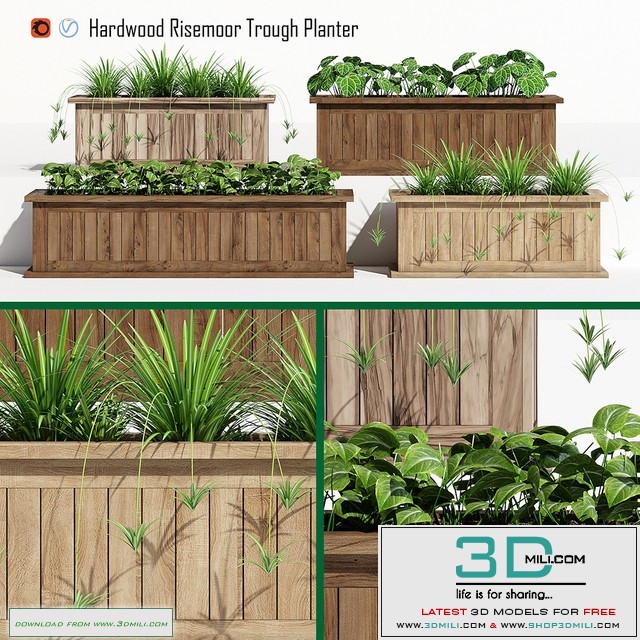 Risemoor trough planter