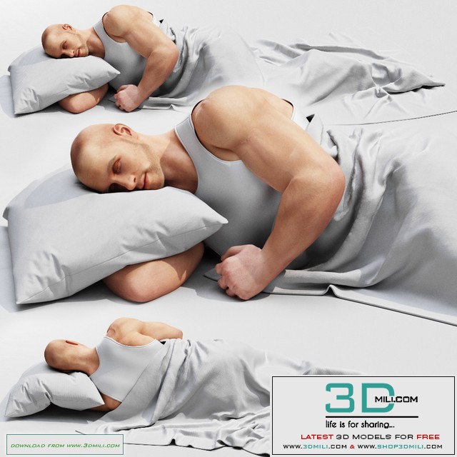 Sleeping man