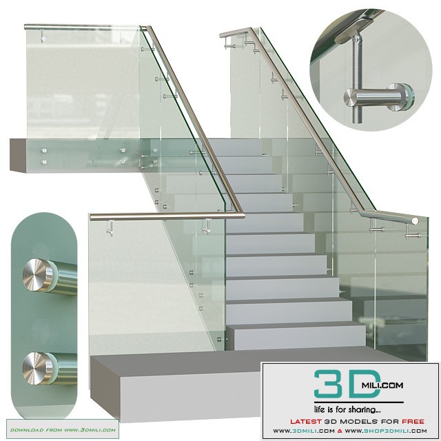 Spotted glass railing 5