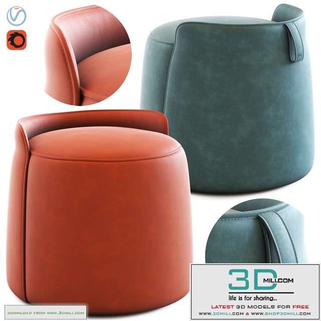 Ulivi lilas pouf