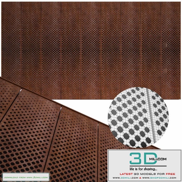perforated metal panel N27
