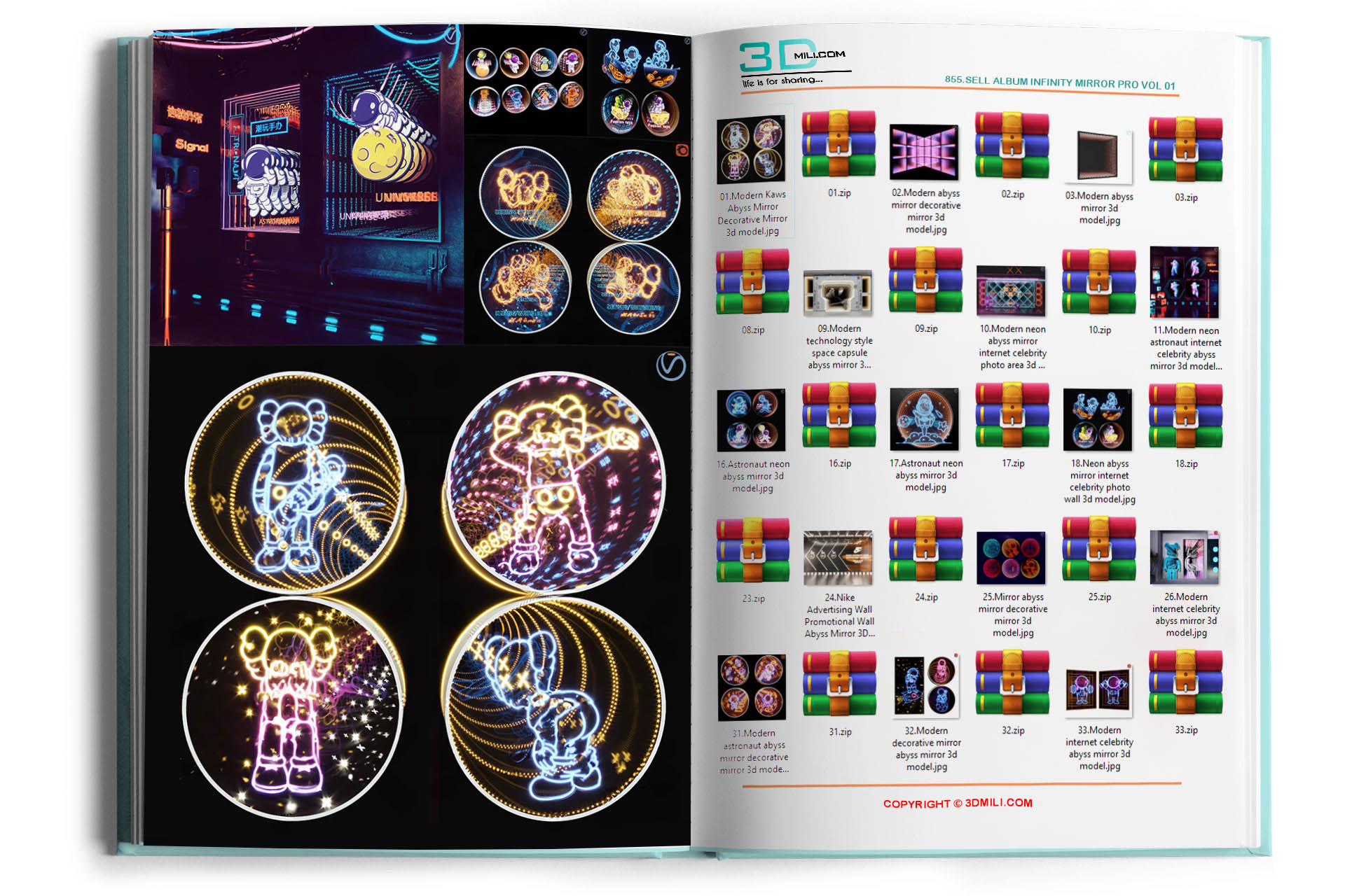 855.Sell Album Infinity Mirror PRO Vol 01