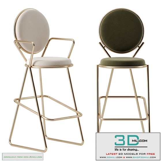 Double Zero barstool by Moroso