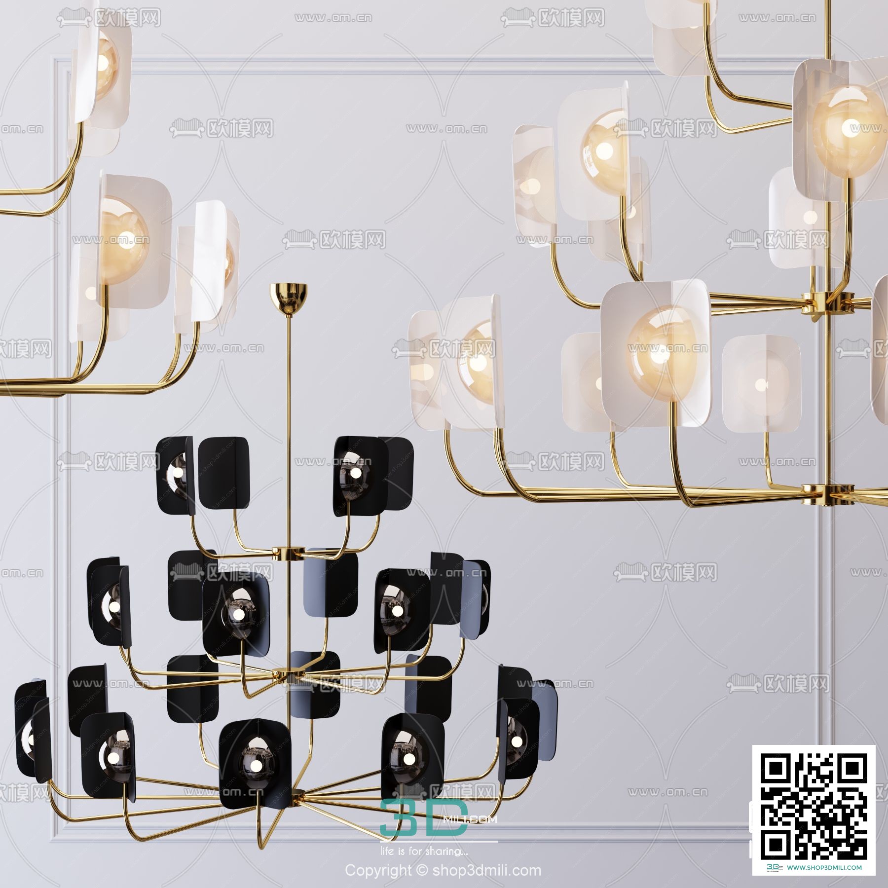 Chandelier 3dsmax Model 03 Free Download