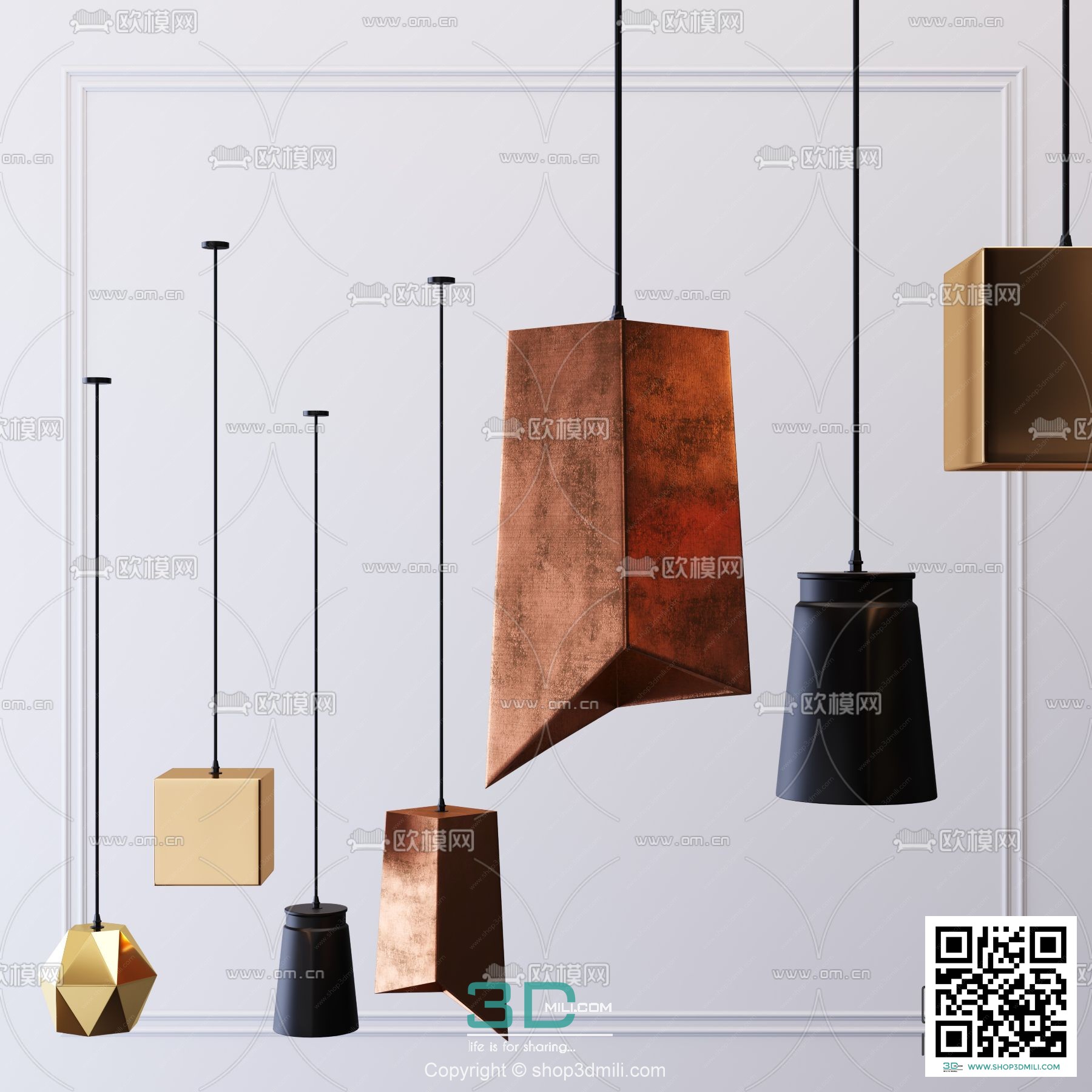 Chandelier 3dsmax Model 04 Free Download