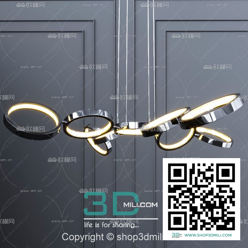 Chandelier 3dsmax Model 08 Free Download