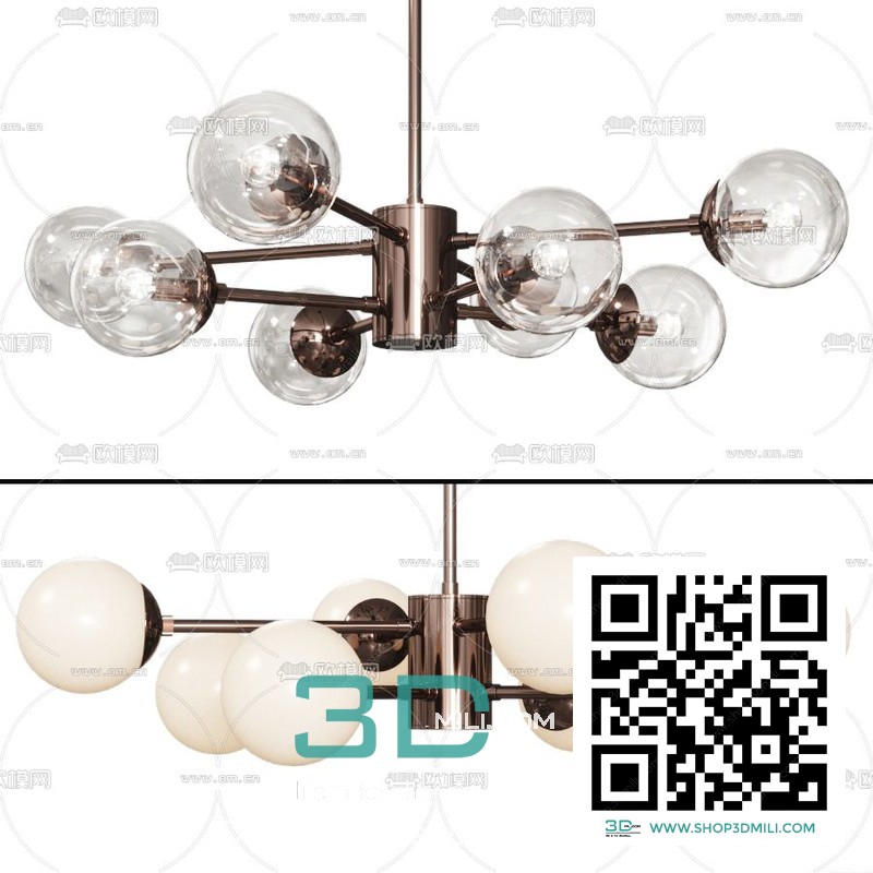 Chandelier 3dsmax Model 15 Free Download