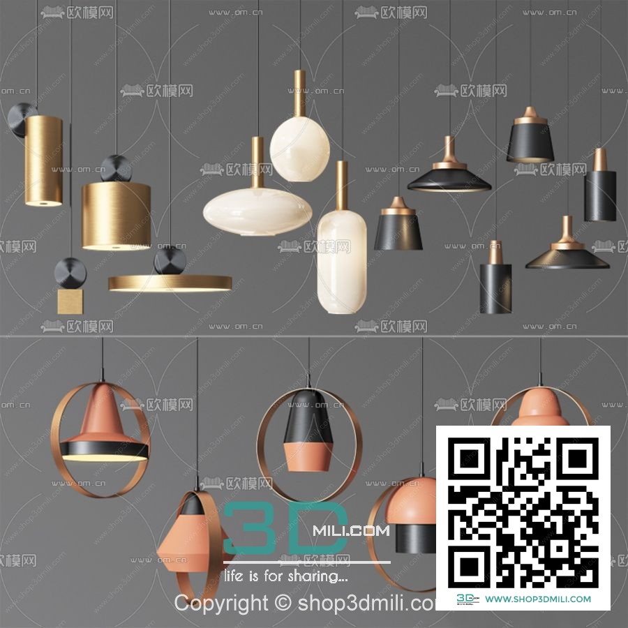 Chandelier 3dsmax Model 18 Free Download