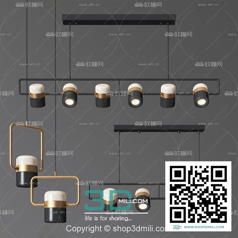 Chandelier 3dsmax Model 20 Free Download