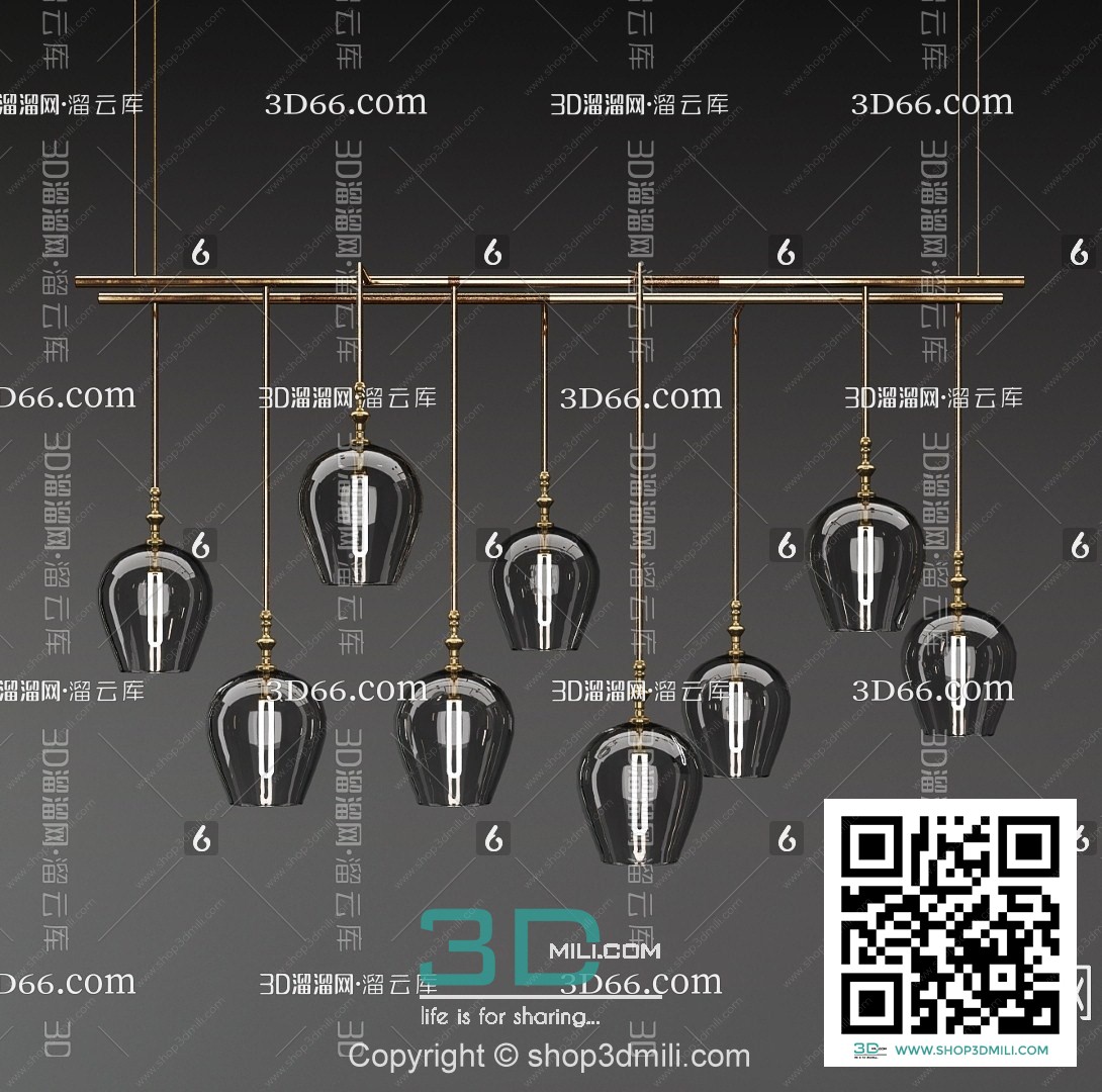 Chandelier 3dsmax Model 21 Free Download