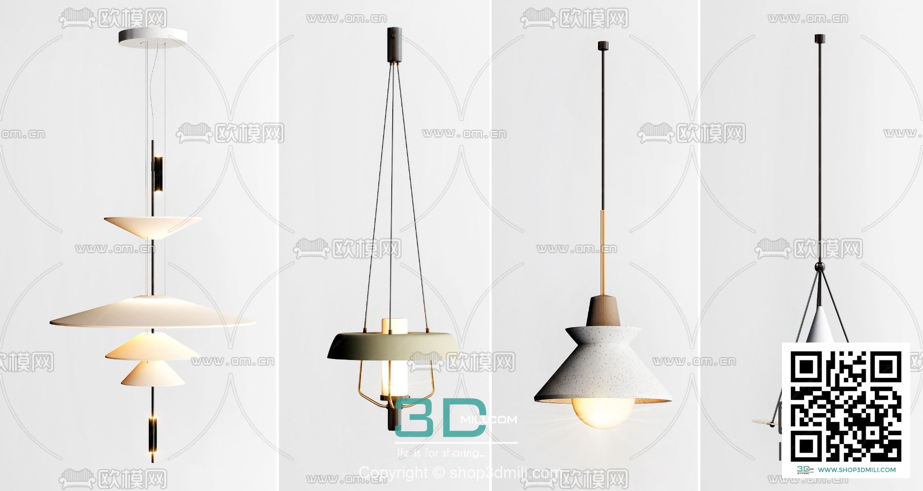 Chandelier 3dsmax Model 24 Free Download