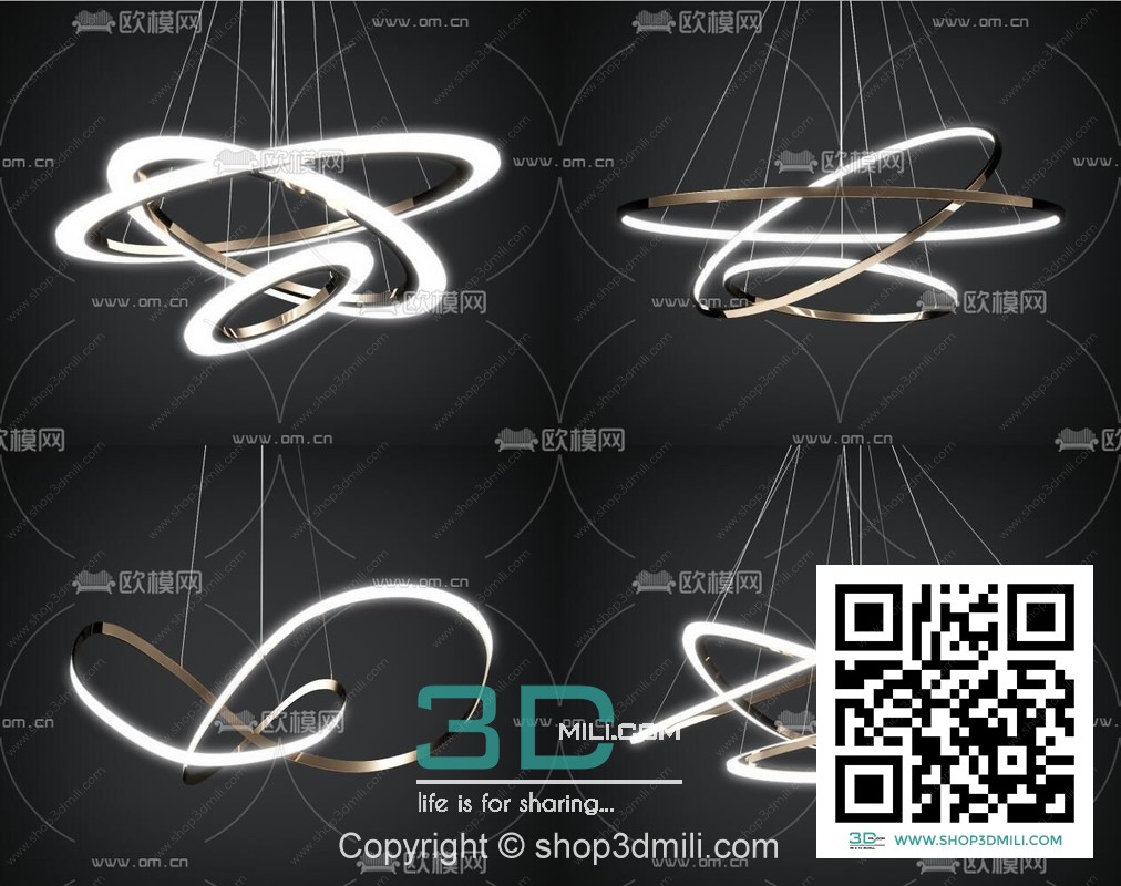 Chandelier 3dsmax Model 29 Free Download