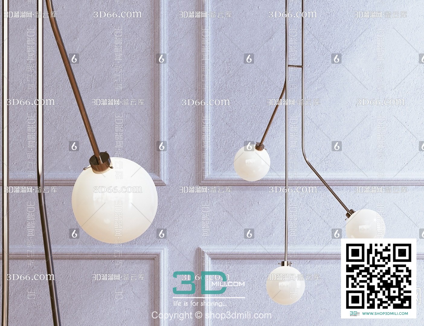 Chandelier 3dsmax Model 44 Free Download