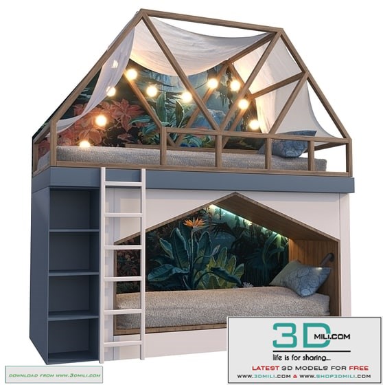 Children bunk bed