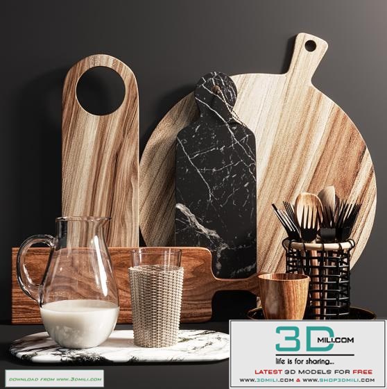 Decorative set for the kitchen