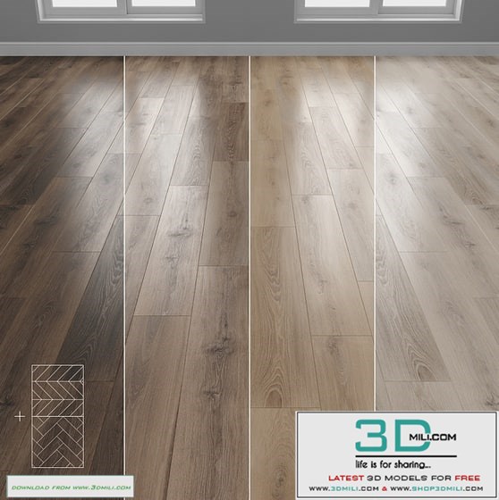 Parquet 4 colors