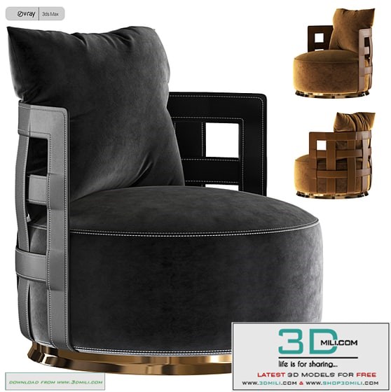 Rugiano Braid Armchair