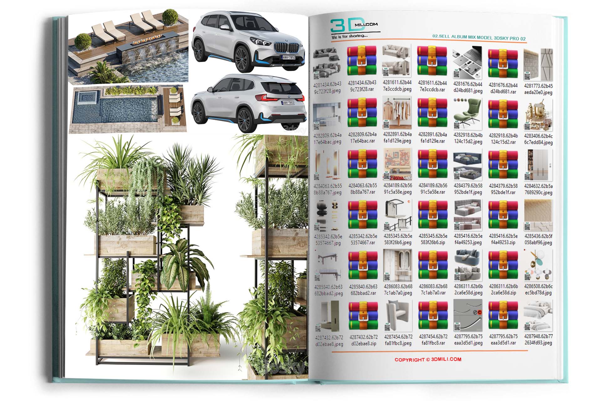 02.Sell Album Mix Model 3dsky PRO 02