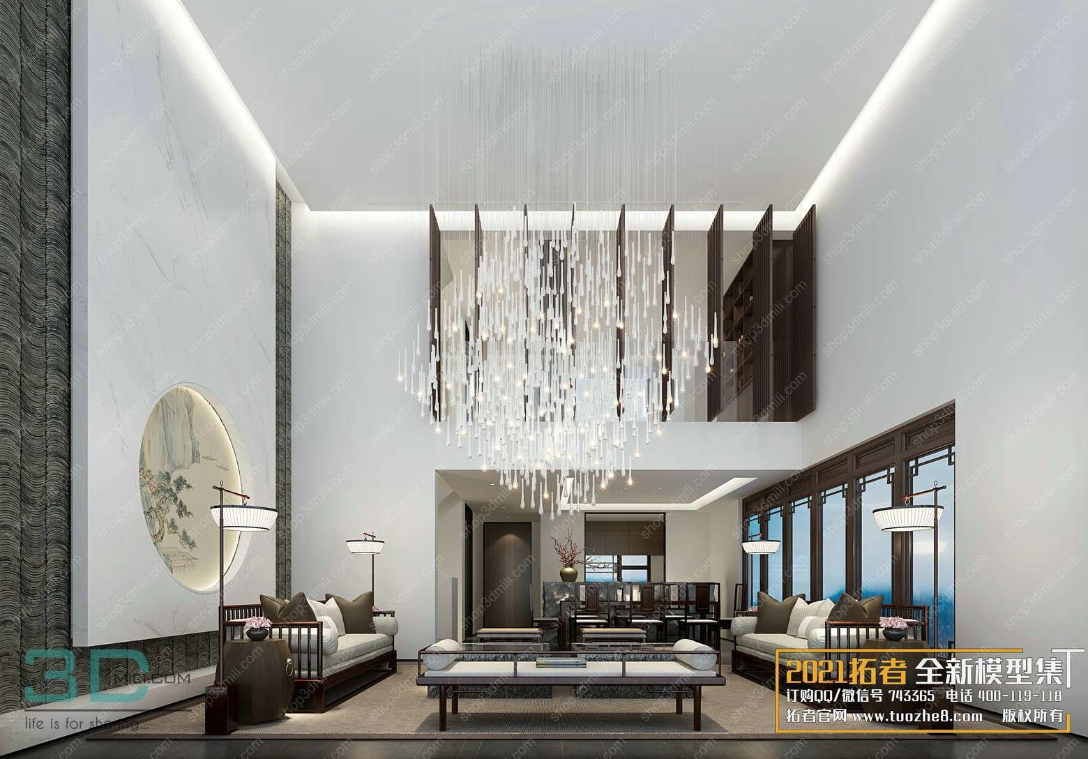 Apartment Asia Style 30 3D Model Free Download