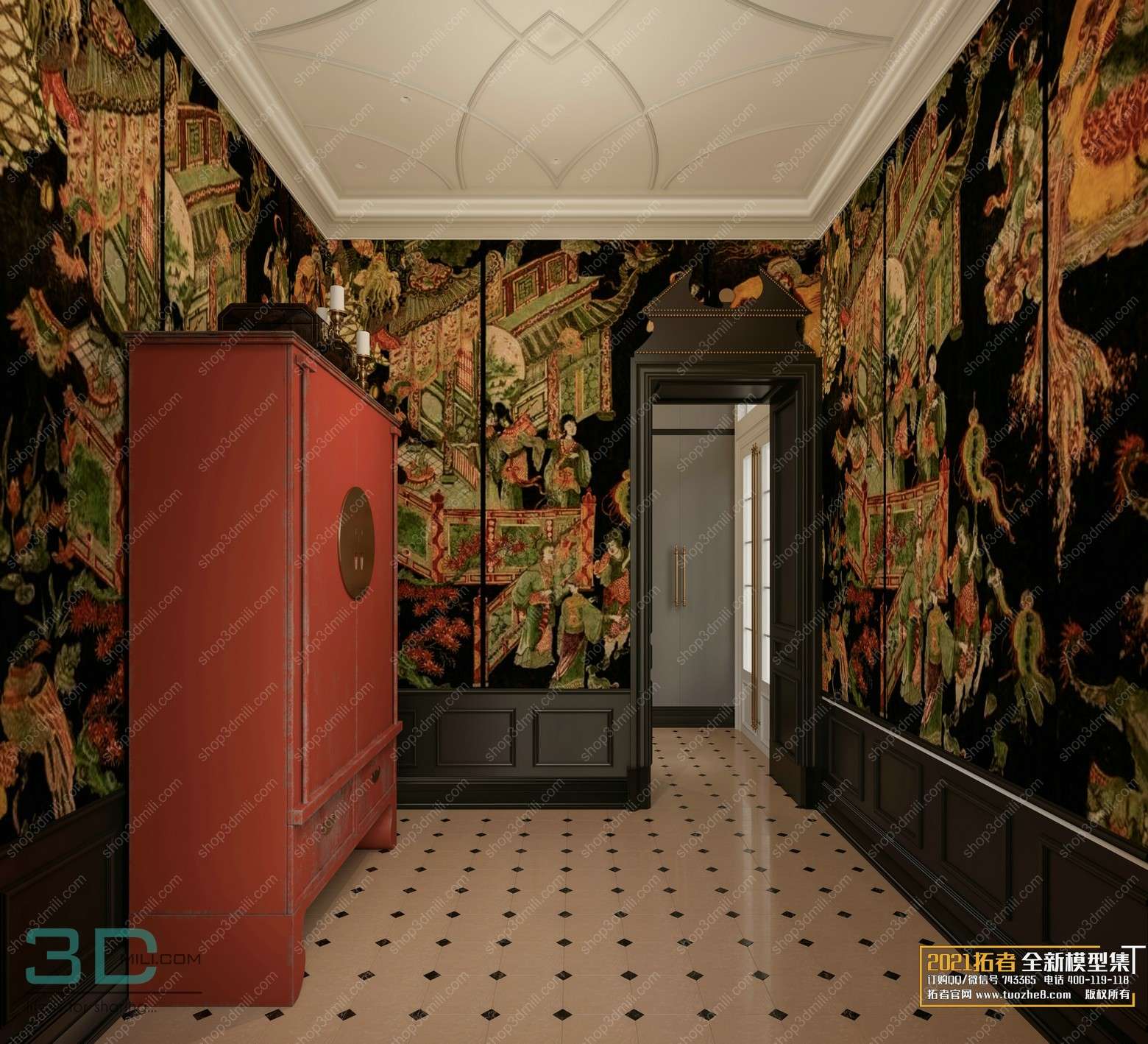 Apartment Mix Style 37 3D Model Free Download