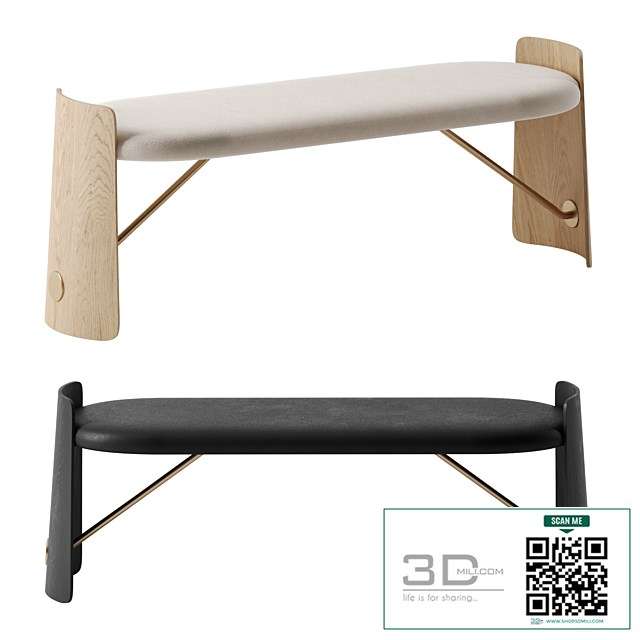 Biscotto bench by Dante