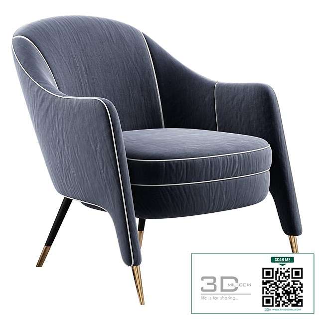Gio Ponti – Unique Armchair designer Molten