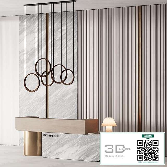 184 office furniture 04 reception desk 04