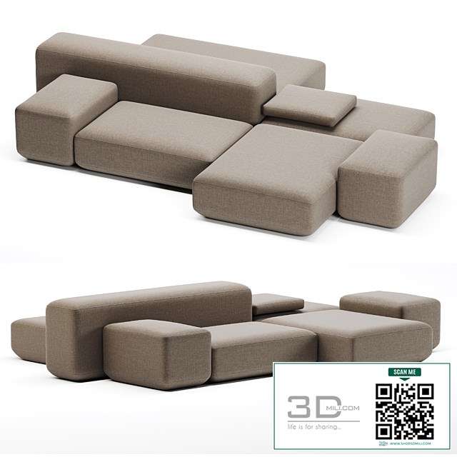 OM Aatom THE ONE Sofa Composition 1